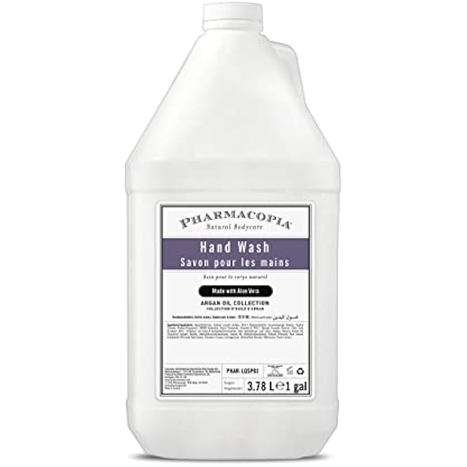 ARGAN HAND WASH  MOISTURIZING HAND LIQUID SOAP WITH NATURAL & ORGANIC INGREDIENTS  VEGAN HAND WASH FOR MEN & WOMEN, 128 OZ